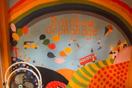 Raainbow home entrance